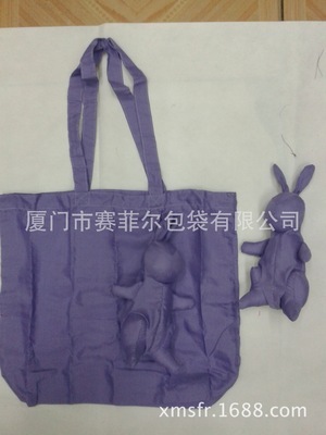 廈門卡通精美兔子購(gòu)物袋 可愛(ài)與實(shí)用的完美結(jié)合